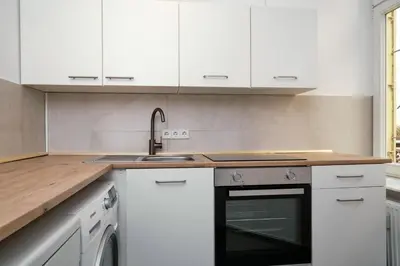 Küche/Küchenzeile in der Unterkunft Apartment im Bergmannkiez - 85 QM & Zentral
