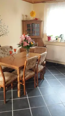 Ein Sitzbereich in der Unterkunft FeWo Schütz