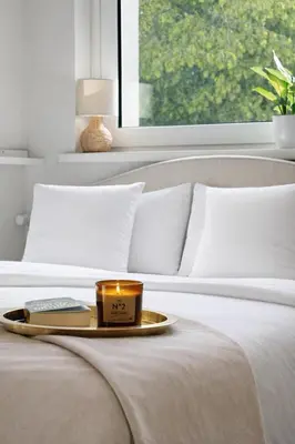 Ein Bett oder Betten in einem Zimmer der Unterkunft Sonnenblick Apt in Schöneberg - nähe Ku'damm