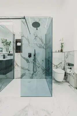 Ein Badezimmer in der Unterkunft Altbauloft im Herzen Berlins