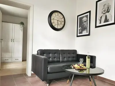 Ein Sitzbereich in der Unterkunft Hogulu - 2- RAUM - App 2