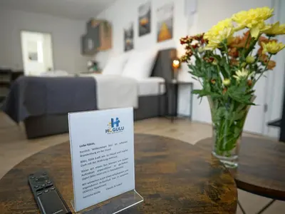 Ein Sitzbereich in der Unterkunft Hogulu - im Herzen der Altstadt Appartement 3