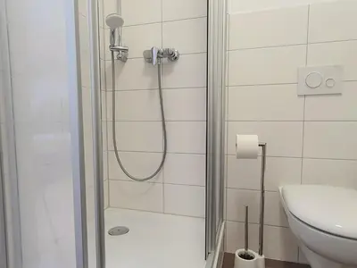 Ein Badezimmer in der Unterkunft Hogulu - ruhig gelegenes Appartement 22 in der Altstadt