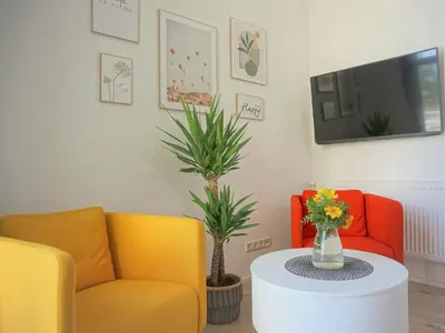 TV/Unterhaltungsangebot in der Unterkunft Hogulu - ruhig gelegenes Appartement 22 in der Altstadt