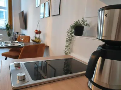Kaffee-/Teezubehör in der Unterkunft Hogulu - Rollstuhlfreundliches App 24