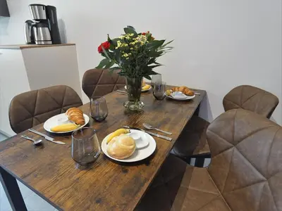 Essen in der Ferienwohnung oder in der Nähe