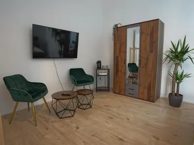 TV/Unterhaltungsangebot in der Unterkunft Hogulu - STILVOLL UND ZENTRAL - 3-RAUM Appartement 1
