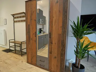 Küche/Küchenzeile in der Unterkunft Hogulu - gemütliches Appartement 17 direkt in der Altstadt