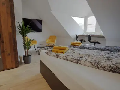 TV/Unterhaltungsangebot in der Unterkunft Hogulu - gemütliches Appartement 17 direkt in der Altstadt