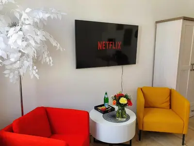 TV/Unterhaltungsangebot in der Unterkunft Hogulu - im Herzen der Altstadt, Appartement 11
