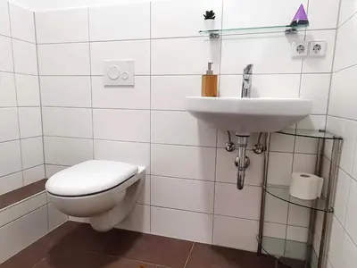 Ein Badezimmer in der Unterkunft Hogulu - im Herzen der Altstadt, Appartement 11
