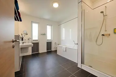 Ein Badezimmer in der Unterkunft Appartement in Strausberg
