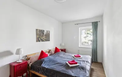 Ein Bett oder Betten in einem Zimmer der Unterkunft Alpin 2