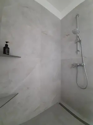 Ein Badezimmer in der Unterkunft Ruheoase Waldblick