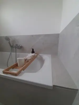 Ein Badezimmer in der Unterkunft Ruheoase Waldblick