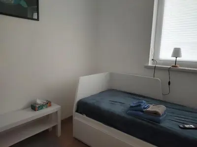 Ein Bett oder Betten in einem Zimmer der Unterkunft Ruheoase Waldblick