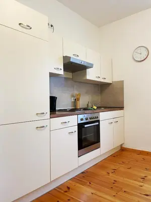 Küche/Küchenzeile in der Unterkunft CityNest