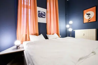 Ein Bett oder Betten in einem Zimmer der Unterkunft Studio Centrál