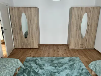 Ein Bett oder Betten in einem Zimmer der Unterkunft Geräumig, modern und perfekt angebunden!