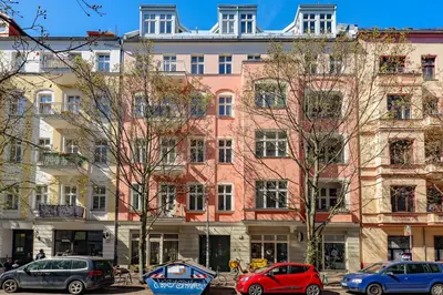 Das Gebäude in dem sich die Ferienwohnung befindet