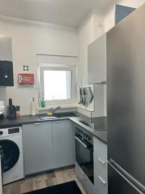 Küche/Küchenzeile in der Unterkunft Damaschke Apartment 1 Kurfürstendamm