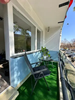 Ein Balkon oder eine Terrasse in der Unterkunft Damaschke Apartment 2 Kurfürstendamm