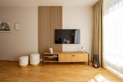 TV/Unterhaltungsangebot in der Unterkunft MAVA Homes Apartments