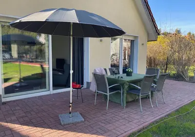 Grundriss der Unterkunft Helles Haus in Seenähe bei Berlin