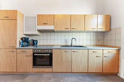 Küche/Küchenzeile in der Unterkunft Spacious Apartment in Eberswalde