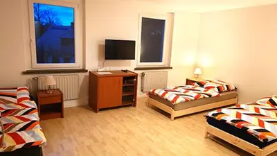 Ein Bett oder Betten in einem Zimmer der Unterkunft Monteurzimmer Seddin