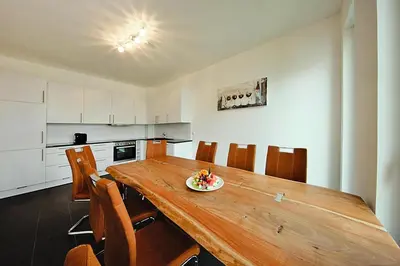 Küche/Küchenzeile in der Unterkunft Appartement für 5 Personen in Strausberg