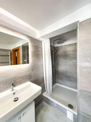 Ein Badezimmer in der Unterkunft Large Apartment for Large Groups south of Berlin