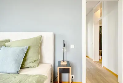 Ein Sitzbereich in der Unterkunft BIG Urban Loft - bis zu 20 Personen - 180qm - 180 Grad Skyline Balkon