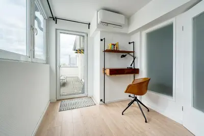 Grundriss der Unterkunft BIG Urban Loft - bis zu 20 Personen - 180qm - 180 Grad Skyline Balkon