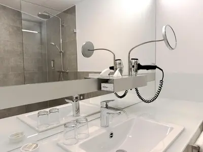 Ein Badezimmer in der Unterkunft Grimm's Potsdamer Platz