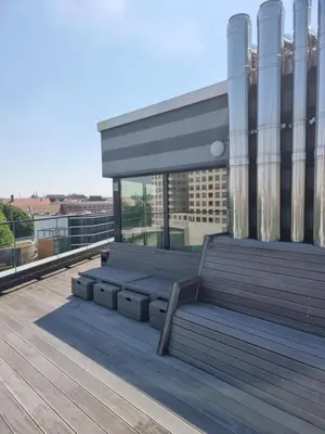 Ein Balkon oder eine Terrasse in der Unterkunft Grimm's Potsdamer Platz