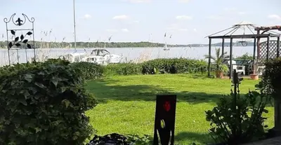 Blick auf einen Fluss in der Nähe der Ferienwohnung
