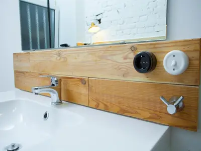 Ein Badezimmer in der Unterkunft Smart Appart Atelier Berlin