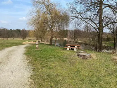 Naturlandschaft in der Nähe der Villa