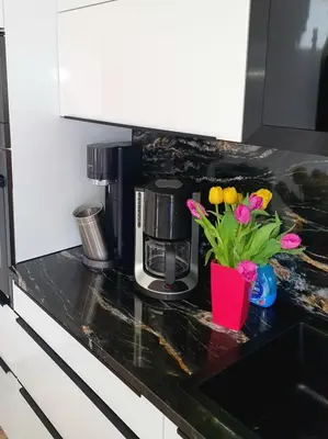 Küche/Küchenzeile in der Unterkunft Luxus Ferienhaus Lina