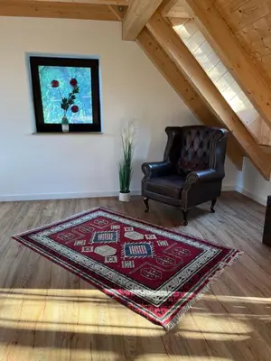 Ein Sitzbereich in der Unterkunft Brandenburg Oase