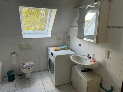 Ein Badezimmer in der Unterkunft Bärenheim