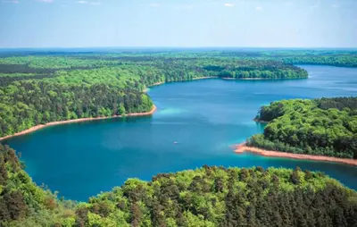 Naturlandschaft in der Nähe des Ferienhauses