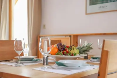 Essen in der Ferienwohnung oder in der Nähe