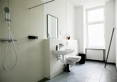 Ein Badezimmer in der Unterkunft Design Apartment Berlin Mitte
