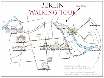 Grundriss der Unterkunft Berlin Mitte I 2 doule beds I fast wifi
