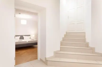 Ein Bett oder Betten in einem Zimmer der Unterkunft Berlin Mitte I 2 doule beds I fast wifi