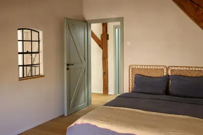 Ein Bett oder Betten in einem Zimmer der Unterkunft Idyllic Hideaway In The Countryside