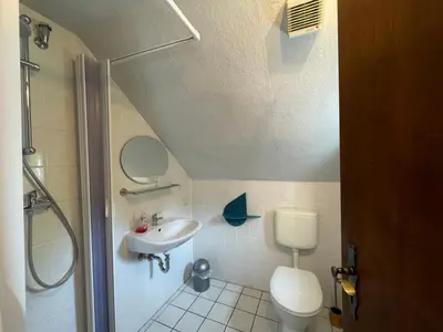 Ein Badezimmer in der Unterkunft Gasthaus Bellevue