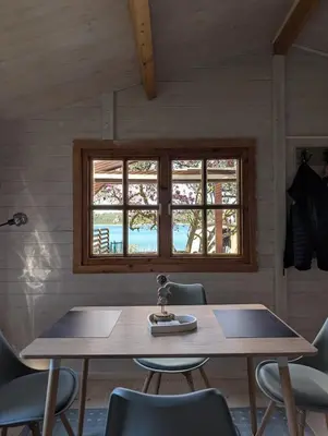 Grundriss der Unterkunft Ferienhaus am See Wutzsee mit direktem Seezugang